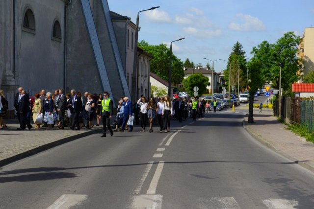Przemarsz uczestników Jubileuszu 100-lecia Jagiełły